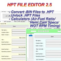 HPT File Editor v2.5 Full - $100.00