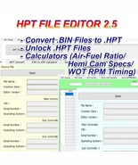 HPT File Editor v2.5 Full - $100.00