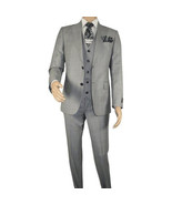 Men Suit BERLUSCONI Turkey 100% Italian Wool Super 180&#39;s 3pc Vested #Ber... - $6,552.54 MXN