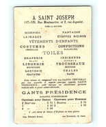 Victorian French Trade Card Saint Joseph Minister Of Justice Sword Small... - £17.20 GBP