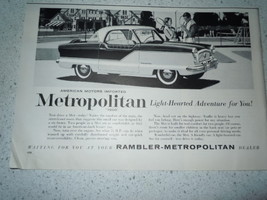 Vintage Rambler Metropolitan Print Magazine Advertisement 1960 - $94.99 MXN