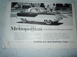 Vintage Rambler Metropolitan Print Magazine Advertisement 1960 - $4.99