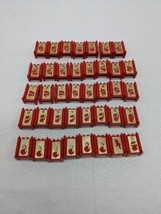 *INCOMPLETE* (39) 1986 Stratego Red Player Board Game Replacement Pieces - £15.57 GBP
