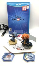 Disney&#39;s Infinity 2.0 Starter Pack WiiU - Game, Figures, Discs Merida, Stitch - £14.94 GBP