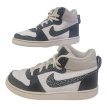 Nike Court Borough Mid Premium Sneakers 847746-100 Leather White 5Y Womens 6.5 - £12.57 GBP