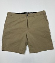 Goodfellow Linden Tech Khaki Chino Shorts Men Size 38 (Measure 37x8) - £9.79 GBP