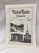 Vintage Kitchen Klatter Magazine local Recipes Shenandoah Iowa July 1985 - $9.99