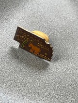 Vintage Brown Enamel NEBRASKA State Travel Lapel Hat Pin or Tie Tac – 1 ... - £7.56 GBP