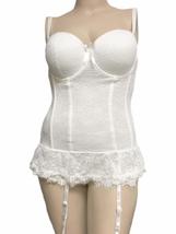 Seven &#39;til Midnight Women&#39;s Plus Size Victorian Lace Bustier, White, 3-4/X - £30.22 GBP