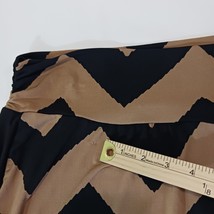 New Direction Women’s Brown & Black Elastic Waist Zig Zag Pattern Skirt Size 2X image 3