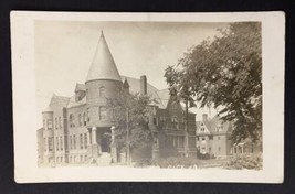 Iowa City Iowa YMCA &amp; YWCA Castle Like Building Pre 1920 RPPC Posted - $20.00