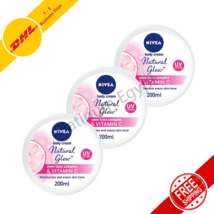 Nivea Natural Glow Cream for Healthy Hydrated and Smooth Skin 3 Packs 200ml - $41.31