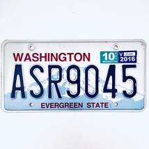 2016 United States Washington Evergreen Passenger License Plate ASR9045 - £14.74 GBP