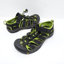 Keen Newport H2 Big Kids Sport Sandals Shoes Black/ Lime Green Sz 5 EUR 38 - £21.34 GBP