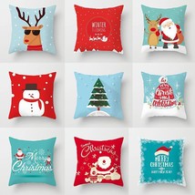 Ice Blue Christmas Themed Pillow Covers - $10.41