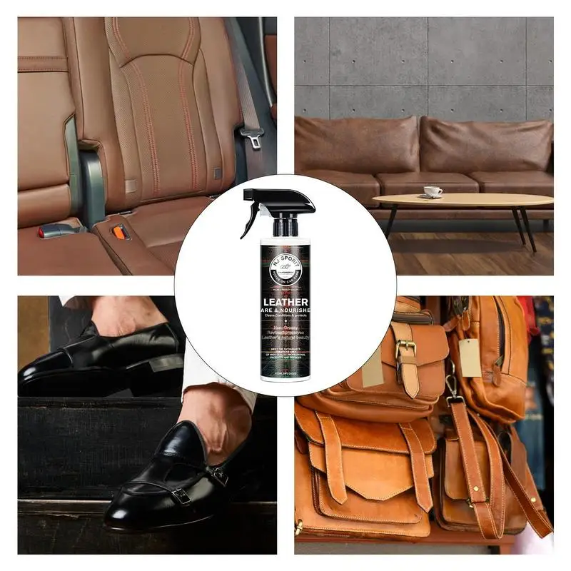 Leather Seat Cleaner For Cars Leather Cleaner For Car Interiors 473ml Leather - £26.17 GBP