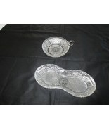 1930&#39;s Duncan &amp; Miller CLEAR SANDWICH #41 Glass RELISH DISH &amp; RING-HANDL... - £14.80 GBP