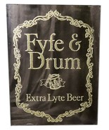 VINTAGE 1976 Fyfe &amp; Drum Beer 10x12&quot; Mirror Bar Sign - $59.39