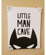 KIDS CREW COLLECTION LITTLE MAN CAVE NURSERY ROOM CANVAS PICTURE (NEW) - £15.44 GBP