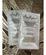 LOT OF 2: Shea Moisture 100% Virgin Coconut Oil Rehydration Treatment Ma... - $7.99