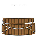 1998 Bayliner 2050 Swim Platform Boat Pad EVA Foam Faux Teak Floor Mat - $545.71 CAD