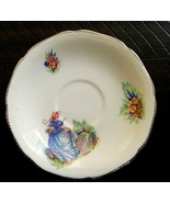 VINTAGE BONE CHINA SAUCER ONLY NO CUP MARKED PINKIE  ENGLAND  426 NICE   - $12.82