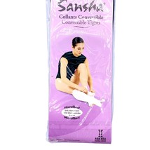 Childs Small Black Convertible Tights Pack - 3 Sansha T90 Dance Jazz Tap Lyrical - £19.78 GBP