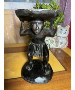 wooden carved stand african art - $150.00
