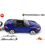 VERY RARE KEYCHAIN BLUE PORSCHE BOXSTER S 986 CUSTOM Ltd Ed.GREAT GIFT - €133,02 EUR