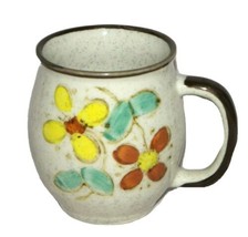 Vintage Speckled Floral Coffee Mug Vintage Floral Coffee Cup Floral Tea Cup - £7.98 GBP