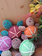 Crochet Turtle Plushie Toy, Baby Sea turtles - £18.51 GBP
