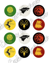 Game of thrones edible party cupcake toppers cupcake image sheet 12/sheet - £7.85 GBP