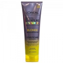 L&#39;Oreal EverPure Sulfate-Free Blonde Brass Banisher Conditioner 8.5 Fl O... - £9.39 GBP