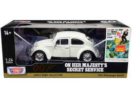 1966 Volkswagen Beetle White James Bond 007 On Her Majesty&#39;s Secret Service 1969 - £33.27 GBP