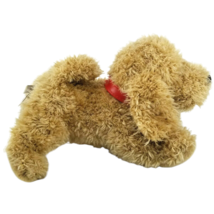GUND Barky Brown Dog Plush Stuffed Animal Toy Doggy Puppy Red Collar Tan 40815 - £11.66 GBP