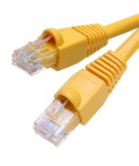 Commercial Electric CAT5E Patch Cord Ethernet Cable in Yellow 25-ft 1003... - $17.53 CAD