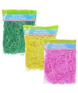 Easter Basket Grass 3x3 oz Bag (Green, Yellow, Pink) - £7.80 GBP