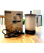 Vtg Empire Supreme Automatic Electric Hot Pot 6 Cup Kettle Model 1098 Al... - $28.01 CAD