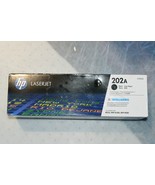 HP 202A (CF500A) Black Toner Cartridge NEW SEALED GENUINE OEM - $911.10 MXN