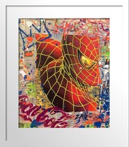 E M Zax &quot;Spiderman&quot; Original 1/1 Mixed Media On Paper H/S Numbered Framed Coa - £1,766.37 GBP