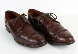 Clark Street &quot; Allen Edmonds &quot; Mens 9 D Leather Split Toe Dress Shoes - £31.69 GBP