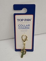 Top Paw Cactus Clip Charm  dog/ Cat Pet Collar Charm Zipper Pull - £5.49 GBP