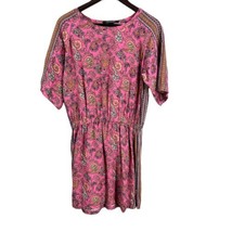 Scotch And Soda Dress Pink Paisley Downtown Surf Lightweight Summer Size 2 - $47.29