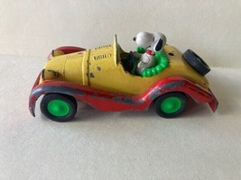 Vintage 1958 Aviva Snoopy Roadster 5” Metal Car! Collectors Item SUPER RARE! - £9.94 GBP