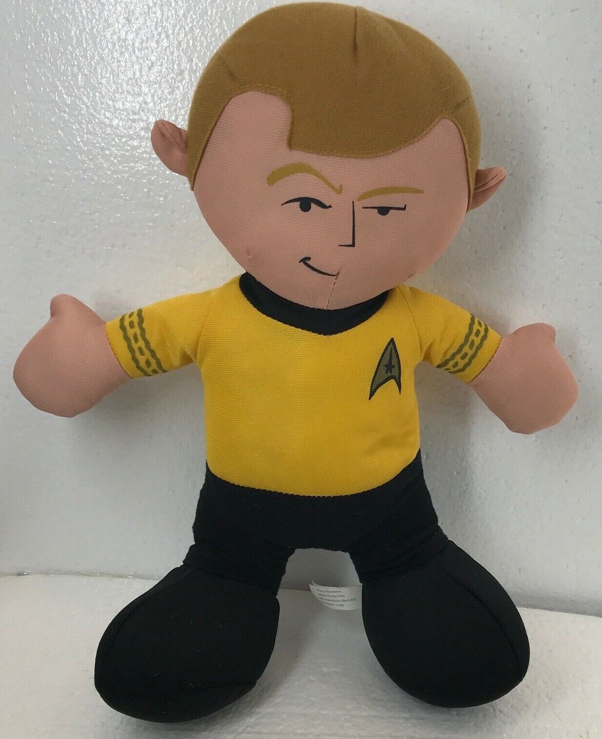 Primary image for Star Trek Captain Kirk 14" Plush Stuffed Doll Toy Factory 2013 CBS Studios