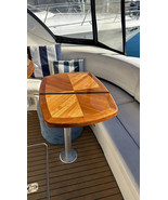 Boat High Gloss Varnished Teak Table Top 17.3x23.6/19.7x27.5/24x37Inch M... - $956.02 CAD+