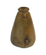 Vintage Antique Clay Ink Bottle Cone Shape 4&quot; - 1&quot; Opening Rustic Decor ... - £22.40 GBP