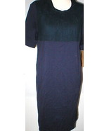 New Womens 10 NWT Dress 46 Designer Marni Italy Dark Blue Navy Cotton Vi... - £1,071.18 GBP