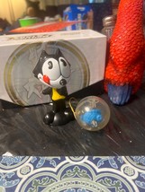 Vintage Felix the Cat Figure and Fish in Ball Toy - 1990s! - £19.35 GBP
