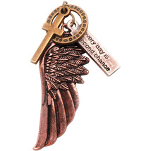 Jewelry Pendant Sentiment Antique Copper and Gold 3.5 x 3 inches - $381.25 MXN